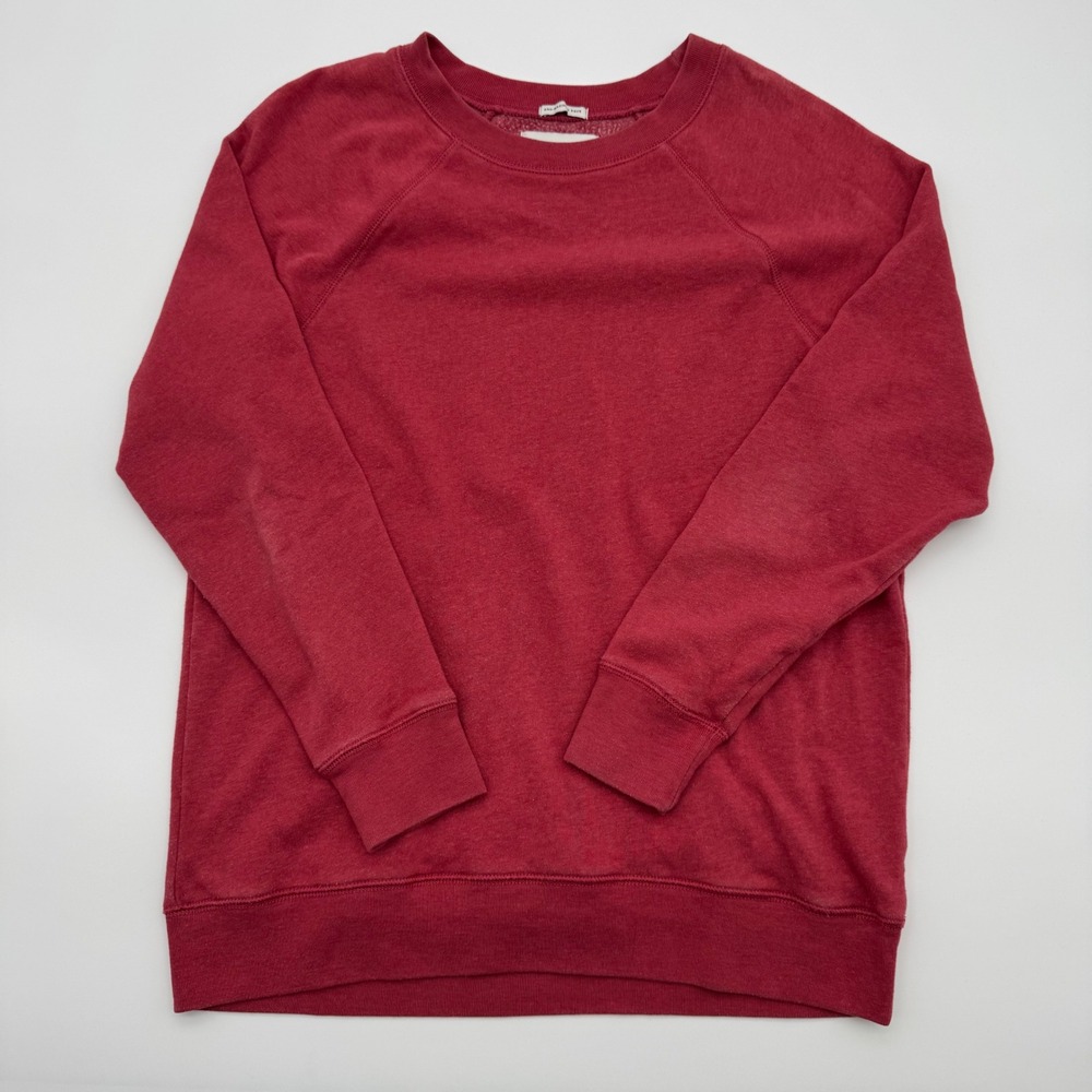 American Eagle Outfitters AE Womens Small Red Crewneck‎ Sweatshirt Pullover